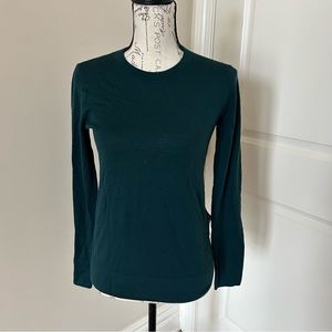 Club Monaco Merino Crewneck Sweater, Forrest Green Small